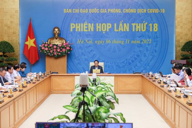 To&agrave;n cảnh cuộc họp tại trụ sở Ch&iacute;nh phủ - Ảnh: VGP